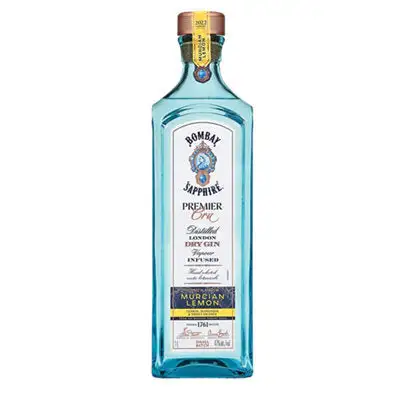 Bombay Gin Sapphire Premier Cru Murcian Lemon 94 1L - 1l Bottle