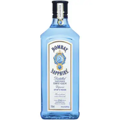 Bombay London Dry Gin Sapphire 94 750ML - 750ml Bottle