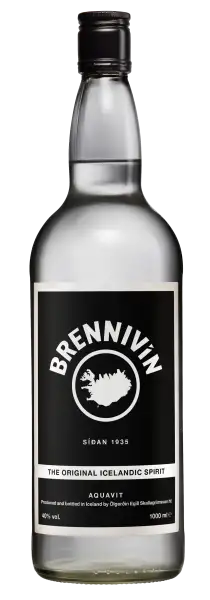 Brennivin Aquavit - 1000ml Bottle