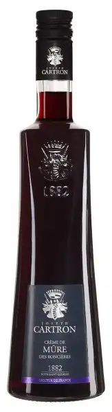 Cartron Creme de Mure (Blackberry Liqueur) - 700ml Bottle