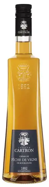 Cartron Creme de Peche de Vigne (Peach Liqueur) - 700ml Bottle