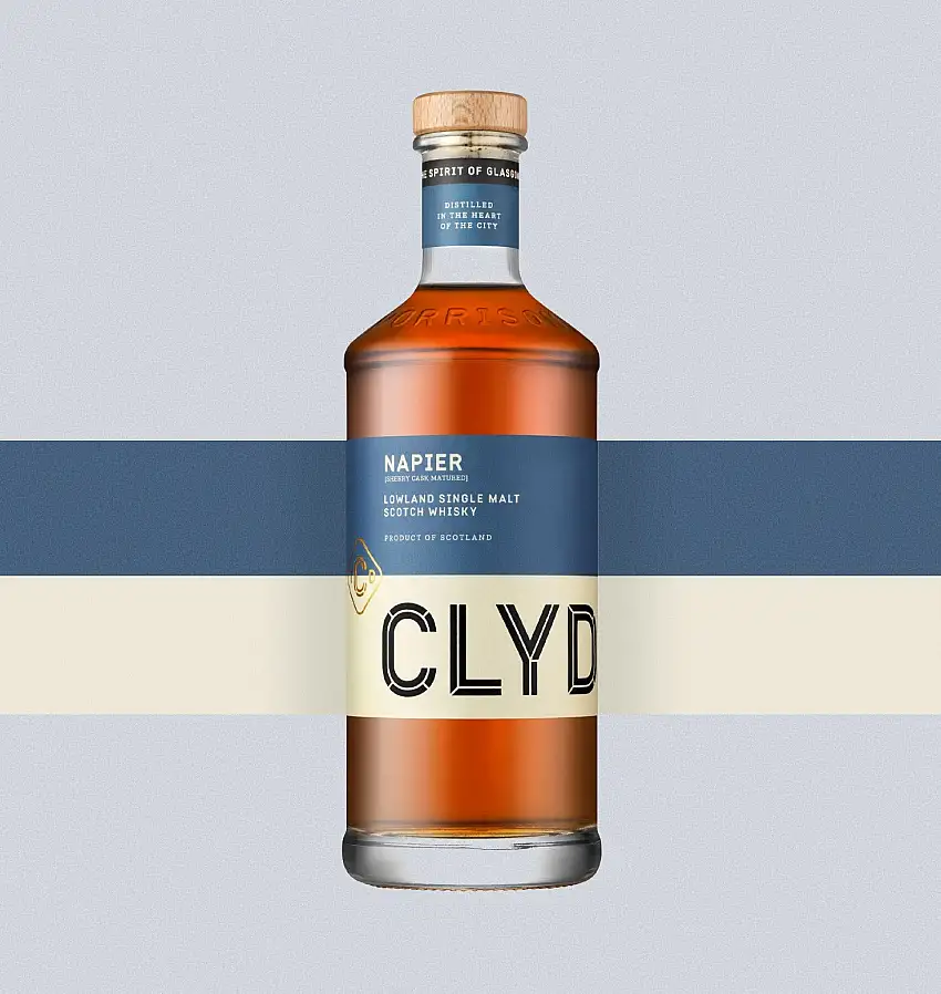 Clydeside Napier Lowland Single Malt Scotch - 700ml Bottle