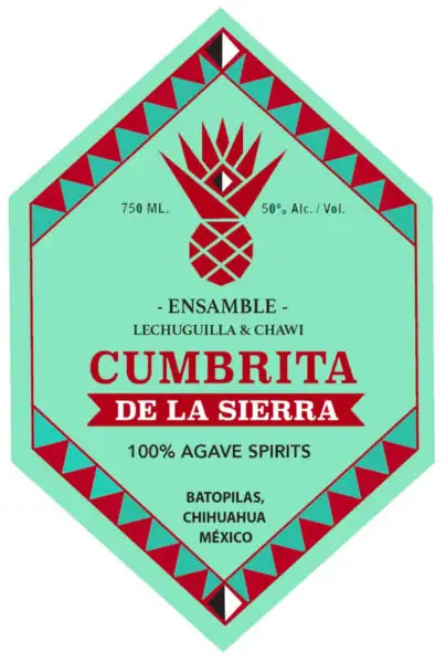 Cumbrita de la Sierra Destilado de Agave, Ensamble, Lechuguilla/Chawi - 750ml Bottle