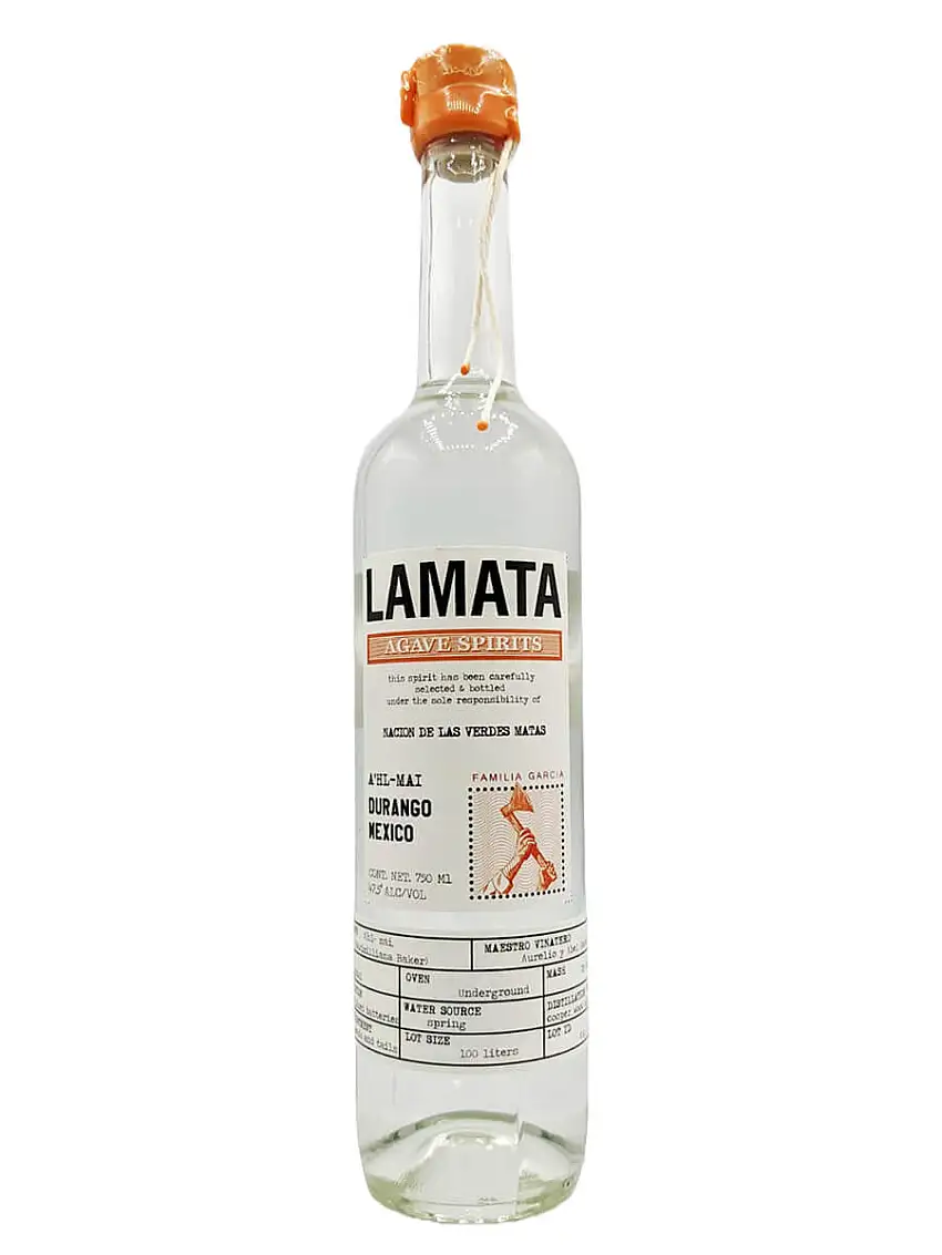 Lamata Spirits (Previously Amormata) Destilado de Agave, A'hl-mai (Maximilliana Baker), 'Durango' - 750ml Bottle