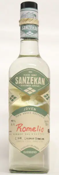 Sanzekan Destilado de Agave, Cupreata, 'Romelio' - 750ml Bottle