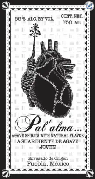 Pal'alma Mezcal Destilado de Agave, 'Higo - Puebla' - 750ml Bottle