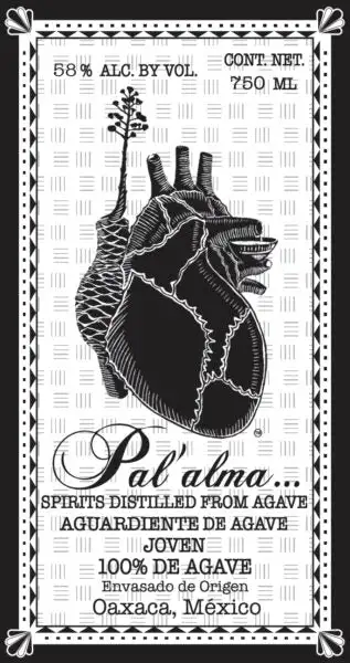 Pal'alma Mezcal Destilado de Agave, 'San Martinero - Oaxaca' - 750ml Bottle