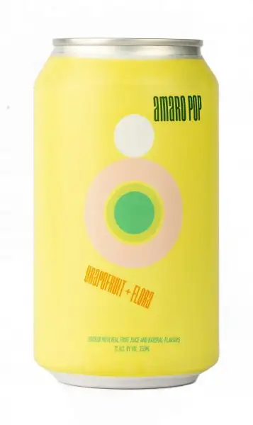 Eda Rhyne Distilling Company Amaro Pop! 'Grapefruit & Flora' - 355ml Can
