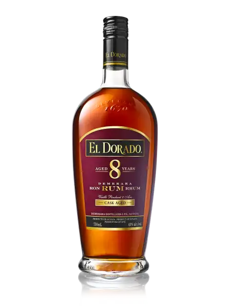 El Dorado Rum Cask Aged 8 Year Old Rum - 750ml Bottle