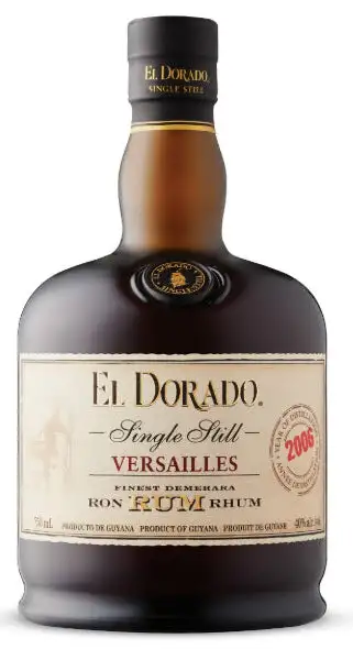 El Dorado Rum Single Still Rum - Versailles - 750ml Bottle