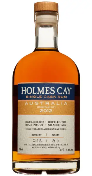 Holmes Cay Single Cask Rum, 'Australia - Beenleigh 2012' - 750ml Bottle