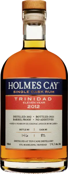 Holmes Cay Single Cask Rum 'Trinidad - Ten Cane 2012 - 11 Year' - 700ml Bottle