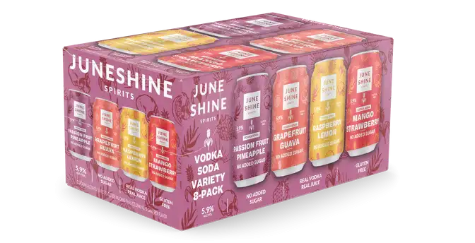 June Shine Spirits Vodka Soda Variety 8-Pack