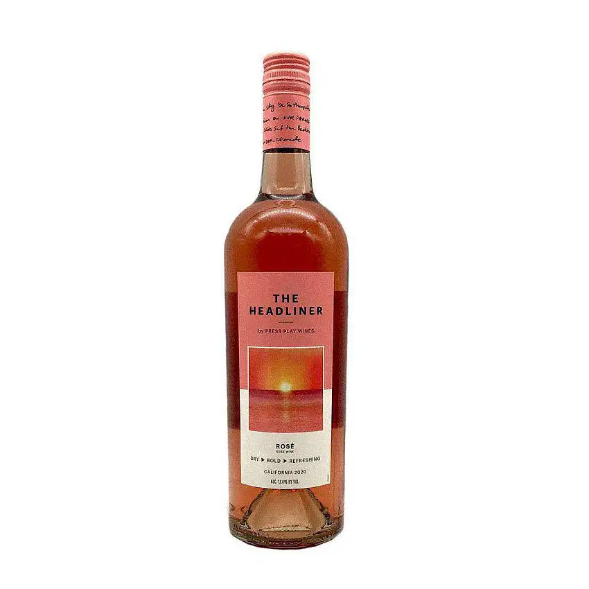 The Headliner Rose Dry Wine California 750 ML
