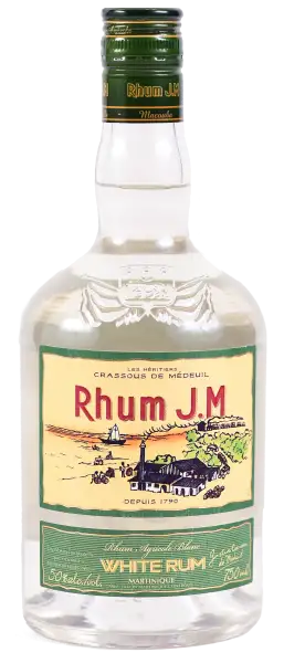 Rhum JM Rhum Agricole Blanc 50% - 700ml Bottle