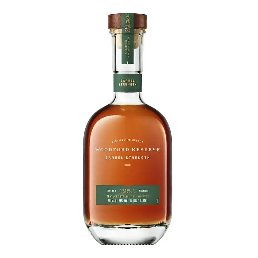 Woodford Reserve Barrel Strength Rye Whiskey - 700ml Bottle