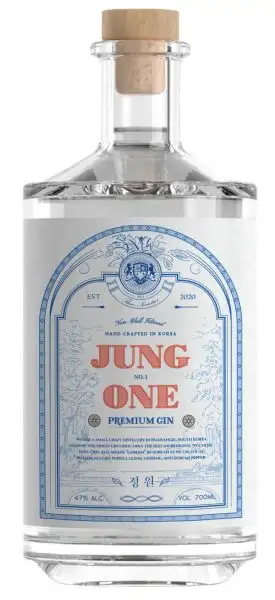 Three Societies Korean Single Malt Gin 'Jung One' - 700ml Bottle