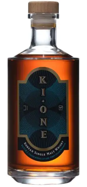 Three Societies Korean Single Malt Whisky, 'Ki One - Virgin American Oak - Batch 2' - 700ml Bottle