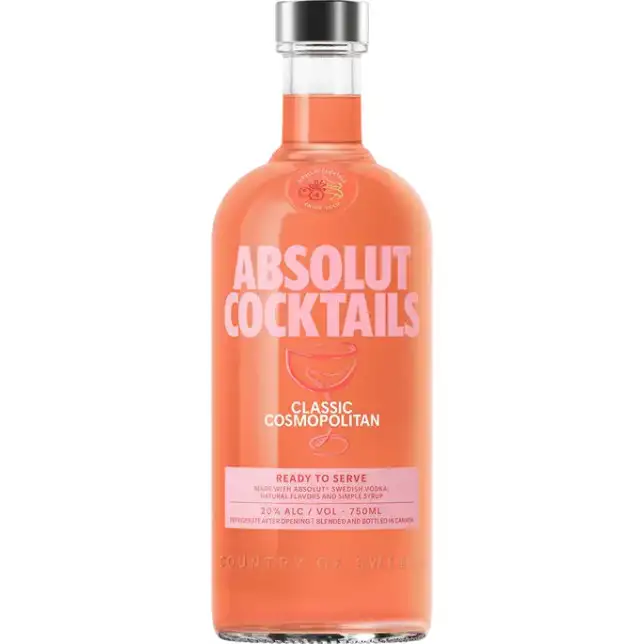 Absolut Cocktails Classic Cosmopolitan 750ML