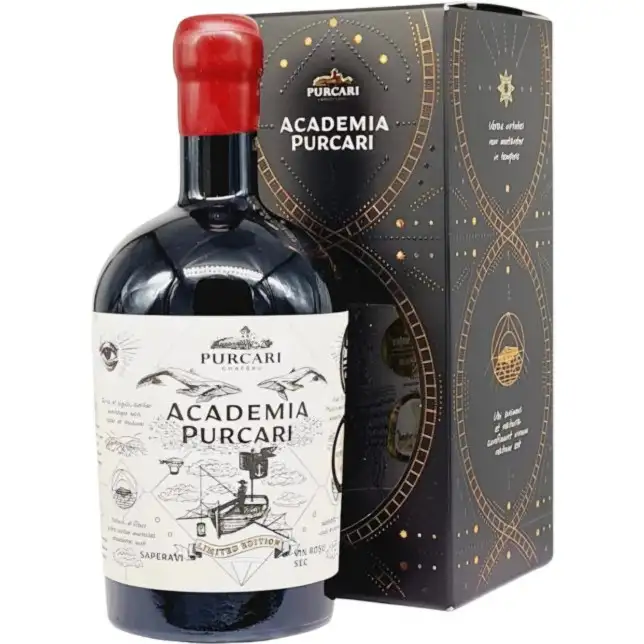 Academia Purcari Saperavi 2019 (if the shipping method is UPS or FedEx, it will be sent without box) 750ML