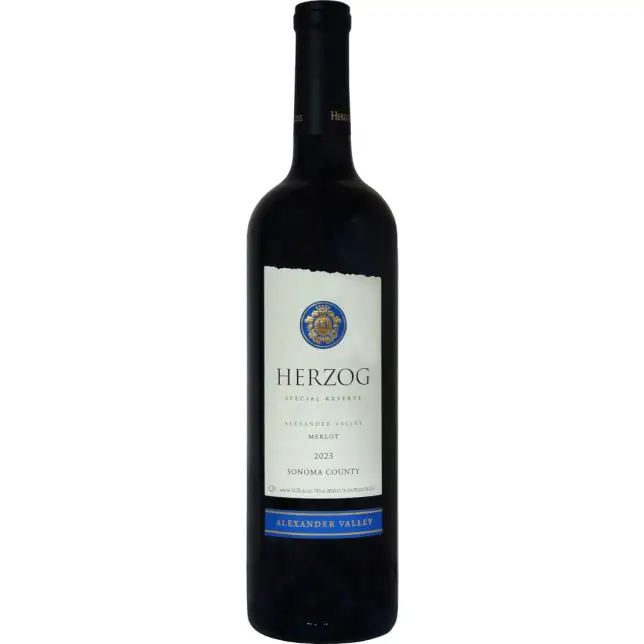Herzog Merlot Alexander Valley Mevushal 2023 750ML