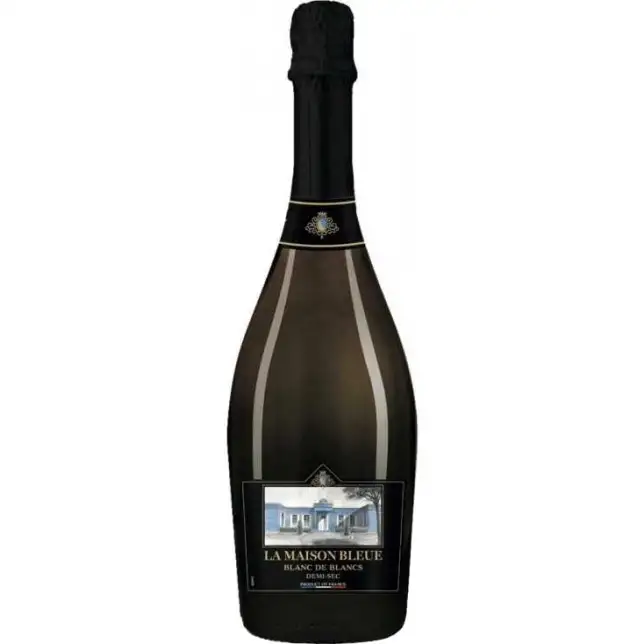 La Maison Bleue Blanc de Blancs Demi-Sec 750ML