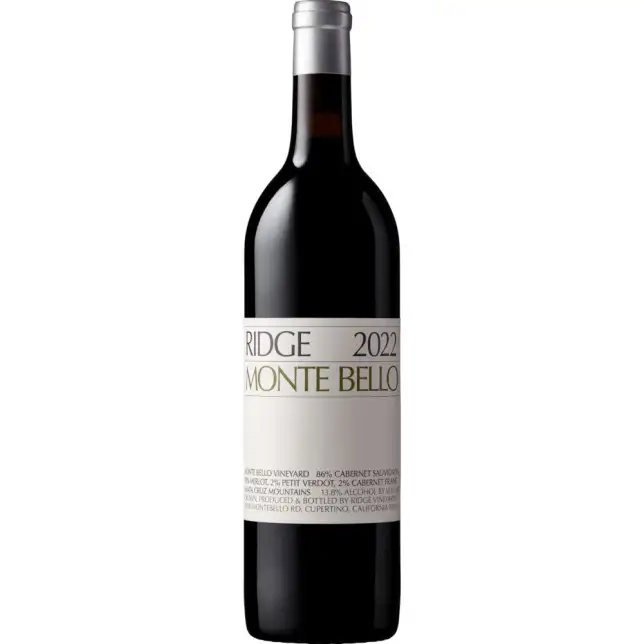 Ridge Vineyards Monte Bello 2022 750ML
