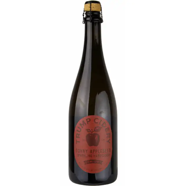 Trump Cidery Donny Appleseed Semi Dry Sparkling Hard Cider 750ML